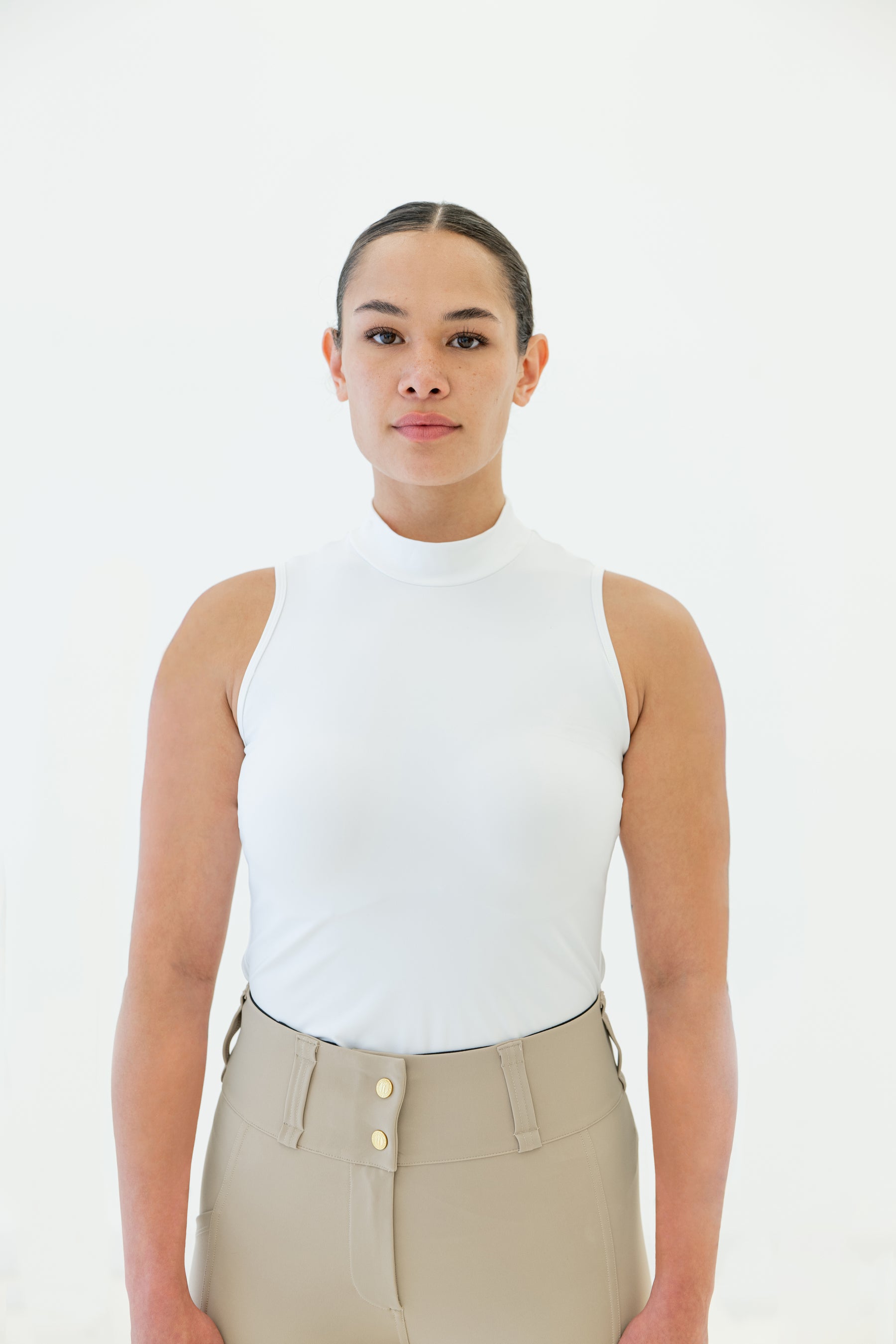 White Sleeveless