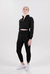Black Crop Sweatshirt