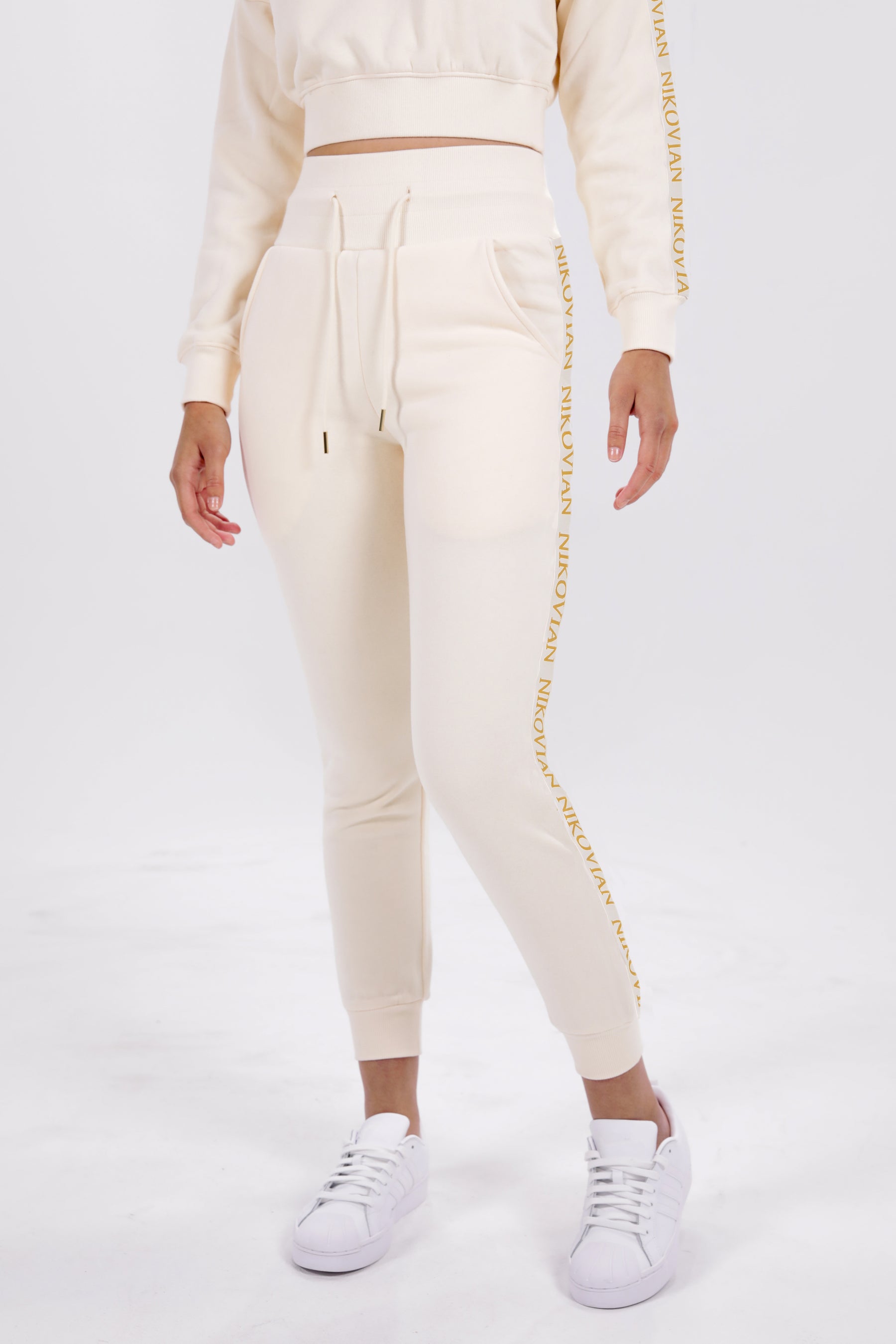 Cream Sweatpants