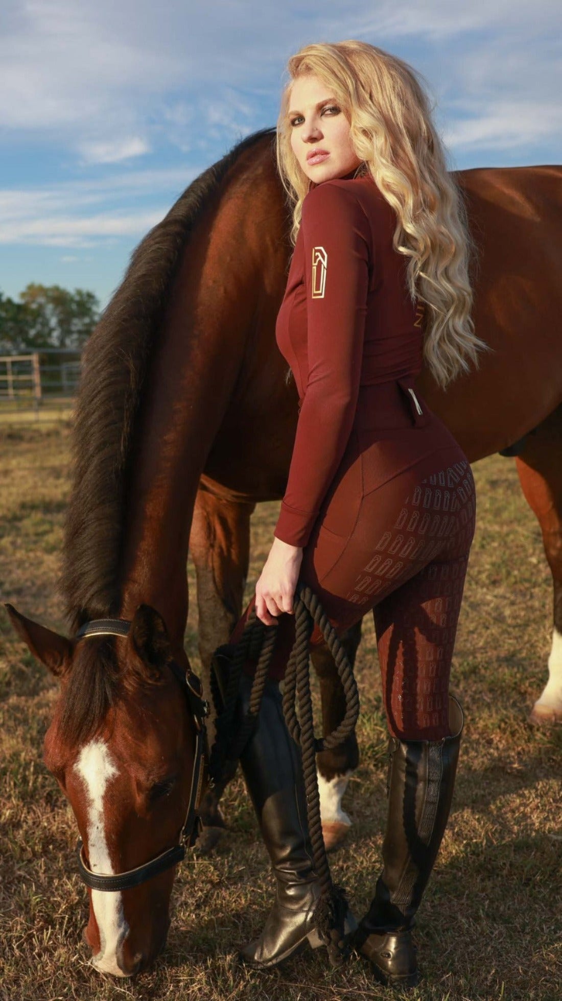 Maroon Legging Breech