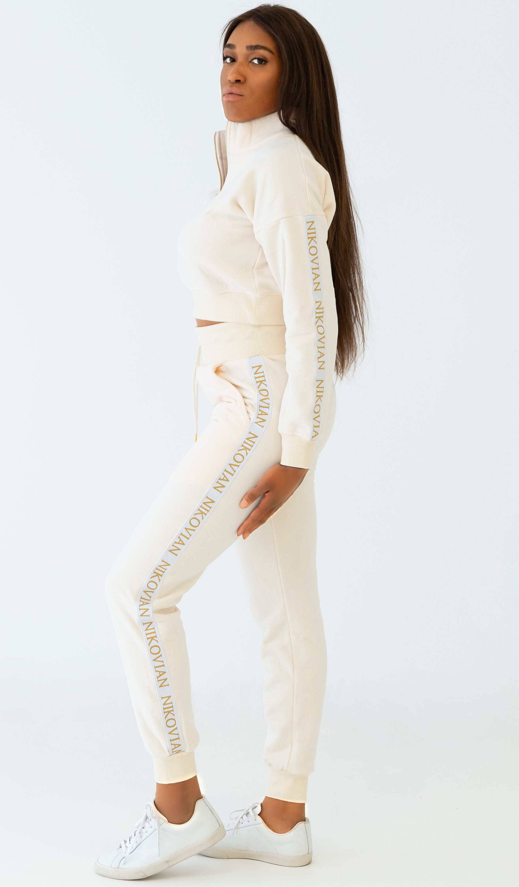 Cream Sweatpants