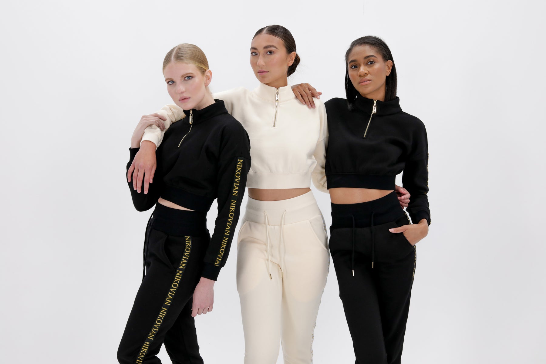 Black Crop Sweatshirt